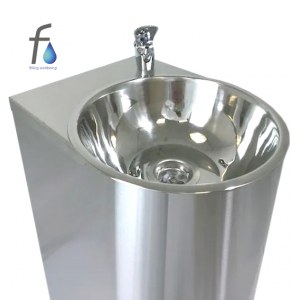 FONTECO DF13-1LDf Антивандальный полуовальный питьевой фонтан