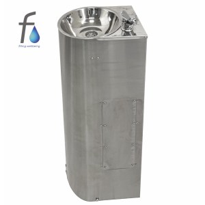 FONTECO DF13-1LDf Антивандальный полуовальный питьевой фонтан
