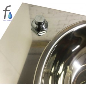 FONTECO DF13-1LBR Питьевой фонтан с кольцом и кнопкой
